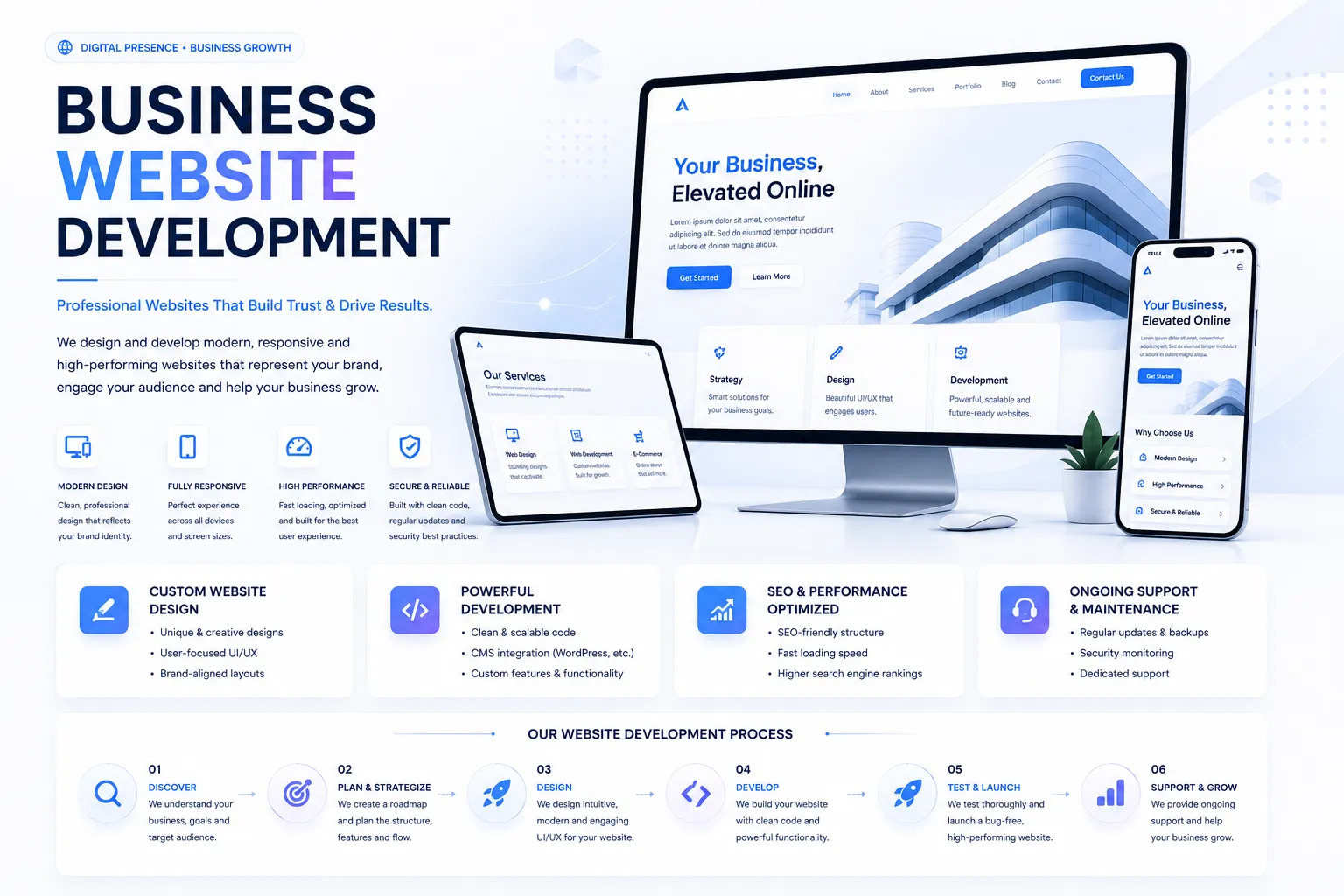 business web site development